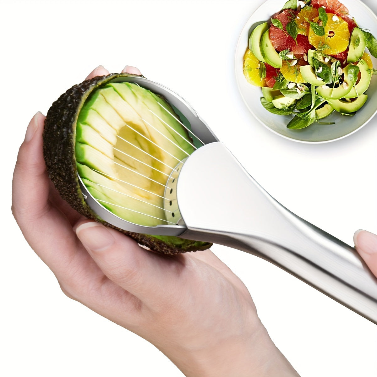 Stainless Steel Avocado Slicer Cutter-3