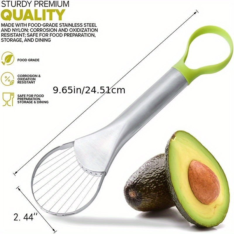 Stainless Steel Avocado Slicer Cutter-2