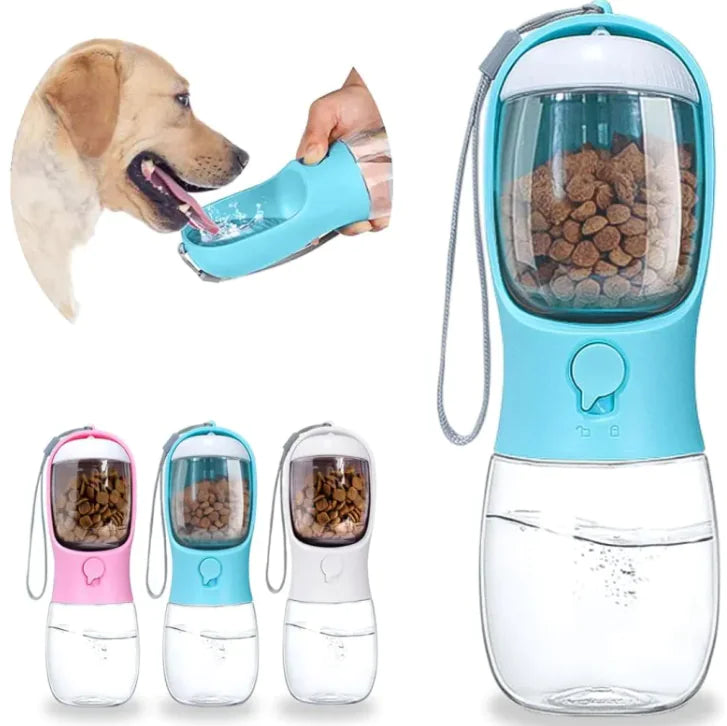 Portable Dog Water and Food Bottle
