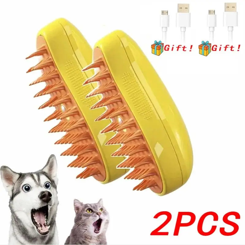 PawfectlyClean™ Steam & Shine Brush 🐾