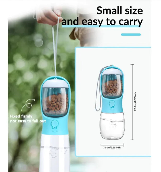 Portable Dog Water and Food Bottle